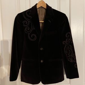 Haines & Bonner Velour Blazer